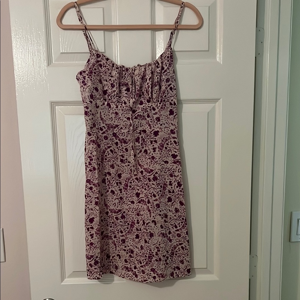 Floral Print Spaghetti Strap Dress